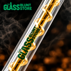 Classic Gold Spiral Glass Blunt - Helix Detail